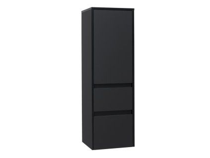 Skříňka Duomo vysoká 40 cm, levá, černá matná (provedeni levá)
