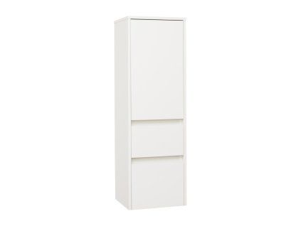 Skříňka Duomo vysoká 40 cm, levá, bílá lesklá (provedeni levá)