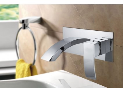 Besteco Ginko podomítková umyvadlová baterie, chrom 1101-07