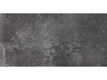 Tmavě šedá matná dlažba imitace lícových cihel Ceramica Rondine London Charcoal 30,5x60,5 cm