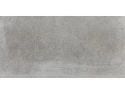 Tmavě šedá matná dlažba imitace betonu EBS Essen Gris 45x90 cm v moderní koupelně