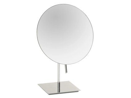 Kosmetické jednostranné zrcátko na postavení, chrom 116201252