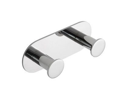 Věšák Easy se 2 háčky, chrom lesk