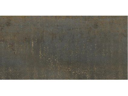 METAL dlažba MET60120R imitace kovu rust hnědá 60x120x1,05 cm rektifikovaná matná