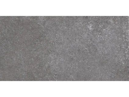 EBS Blaze tmavě šedá slinutá dlažba 30x60 cm imitace kamene antracit matný povrch detail