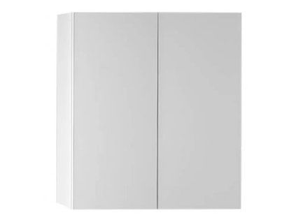 Bílá zrcadlová skříňka EBS K-Plus 80 cm s hloubkou 18 cm.  EBS Galerka K-Plus 80 cm Zr