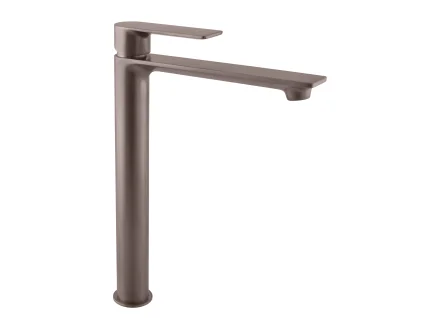 umyvadlova vysoka baterie bez vypusti metal grey kartacovana nl130 0mgk barva metal grey kartacovana rozmer 3 8