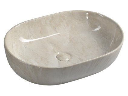 Keramické umyvadlo 68x16,5x44 cm, marfil MM427