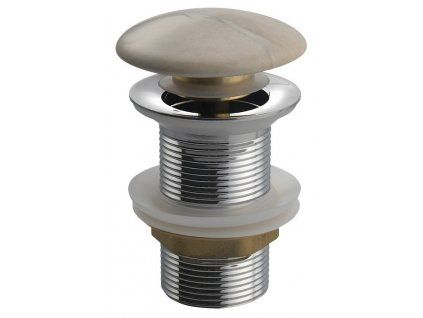 Umyvadlová výpust 5/4" click-clack, marfil MM727