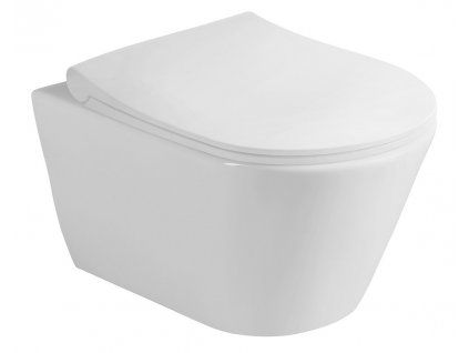 SAPHO AVVA závěsné WC, Rimless, s bidetovou sprškou, bílé (100312)