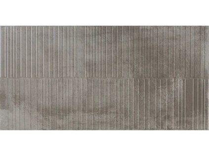 Světle šedý reliéfní obklad imitace betonu EBS Essen Zircon RLV 45x90 cm v moderní koupelně