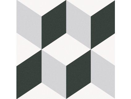 Designová dekorová dlaždice Barcelona Cube Decor 25x25 cm s geometrickým vzorem