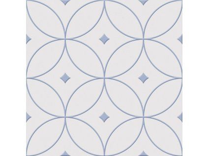 Dlažba decor Alhambra azul 25x25 cm,mrazuvzdorná