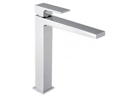 Vysoká umyvadlová baterie SAPHO DIMY chrom pro umyvadla na desku detail páky, kód DM006