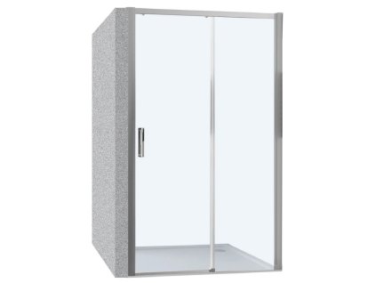 Hüppe Posuvné sprchové dveře Trend Easy 120 cm, Pravé, Chrom