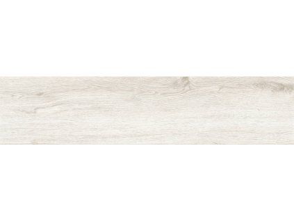 Dlažba imitace bílého dřeva EL MOLINO Sia Blanco 23x100 cm v moderní koupelně