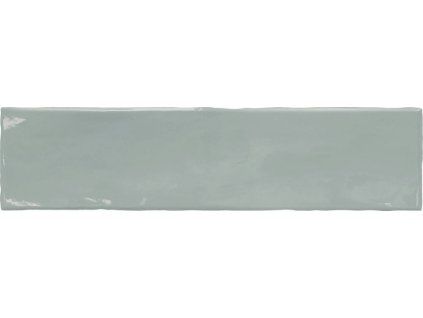 Lesklý obklad cihlička mentolová Zen Menta 7,5x30 cm v koupelně
