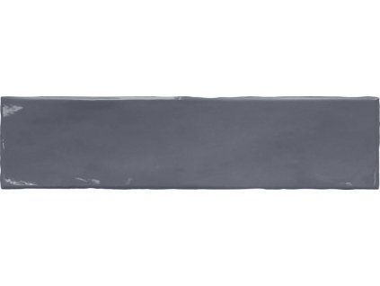 Lesklý obklad cihlička modrá Zen Indigo 7,5x30 cm v koupelně