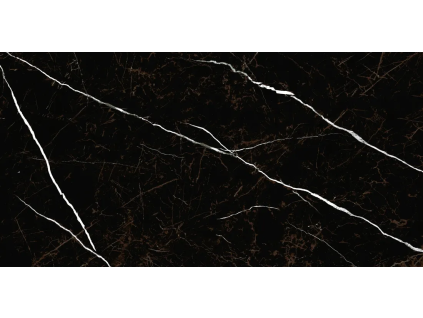 Dlažba černý mramor MARMIX Marquina Nero 60x120 cm superlesklá rektifikovaná