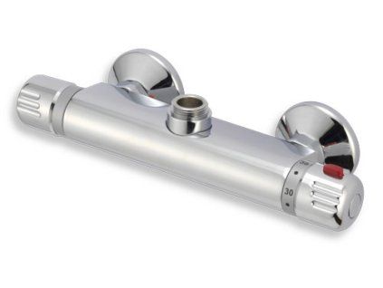 Termostatická sprchová baterie NOVASERVIS METALIA 57 s horním vývodem pro sprchový sloup, záruka 7 let, kód 57963/1,0