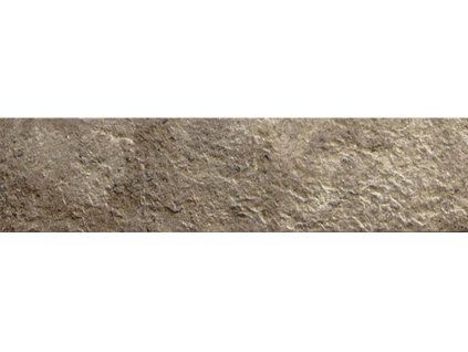 Obklad a dlažba London Brown 6x25 cm – detail strukturovaného hnědého cihlového pásku