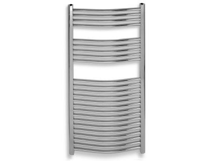 Koupelnový radiátor chrom o šířce 450 mm oblé (Rozměry 450x1200 mm)