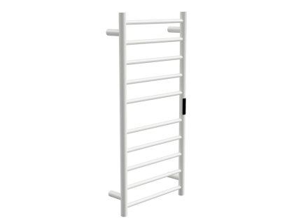 Elektrický sušák ručníků LADERRA, 450x960 mm, 130W, nerez, bílá, Kód: 704151044