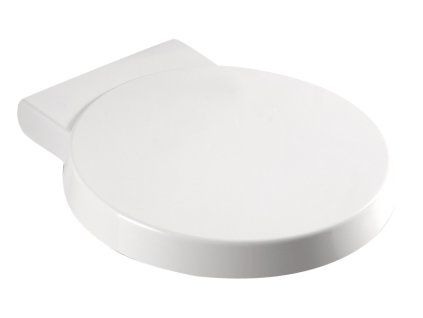 Kulaté WC sedátko Tondo soft-close v bílé barvě