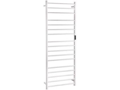 Elektrický sušák ručníků LADERRA, 600x1680 mm, 285W, nerez, bílá, Kód: 704151064