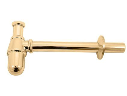 Umyvadlový sifon 5/4", ø 32 MD0545Z, zlatá lesklá