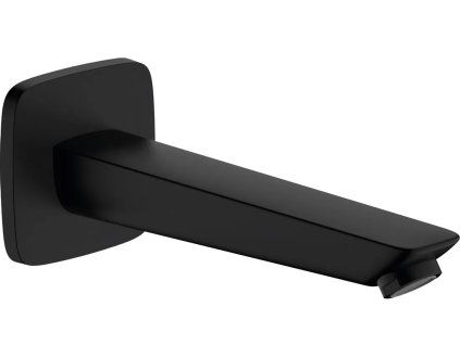 Hansgrohe Logis vanový výtok, vyložení 19,5 cm, černá matná 71410670