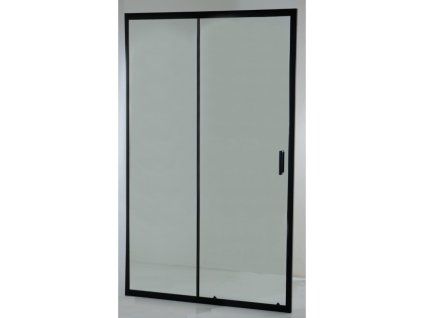 Sprchové dveře do niky TREOS NEW BLACK (Varianta Barva rámu - Černá matná, Rozměr A - 100, Směr zavírání - Univerzální Levé / Pravé, Výplň - Čiré bezpečnostní sklo - 6 mm)
