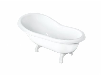 Bílá dětská vanička Otalia Mini s bílými nožičkami