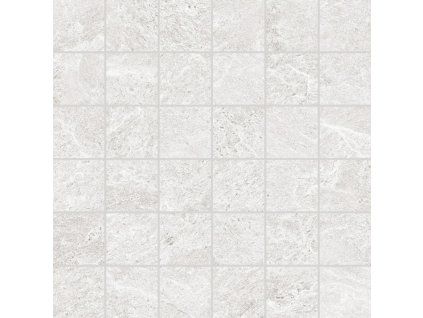 RAKO Core DDM05876 světlá mozaika 30x30 cm slonová kost imitace betonu do sprchy detail