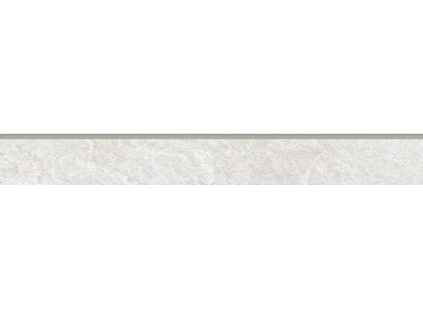 RAKO Core DSAS3876 sokl 60x7 cm slonová kost detail zaoblené hrany a jemné textury betonu