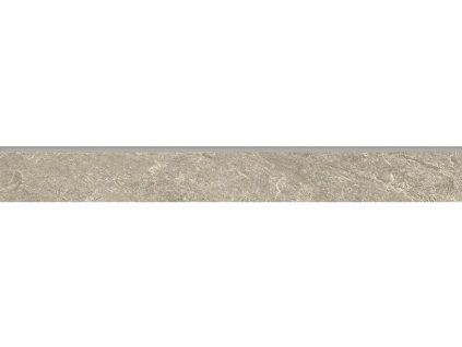 RAKO Core DSAS3787 sunrise béžový rektifikovaný sokl 60x7 cm detail zaoblené hrany a textury betonu