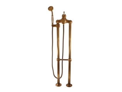 labe vanova baterie do podlahy stara mosaz bronz 5