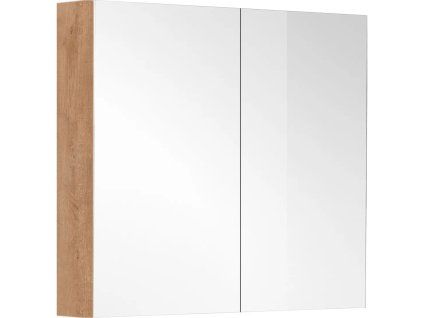 Galerka EBS Duomo 80 cm (zrcadlová skříňka) v dřevodekoru Dub Riviera.