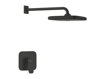 Grohe Cubeo podomítkový sprchový set s hlavovou sprchou, matná černá (1053342430)