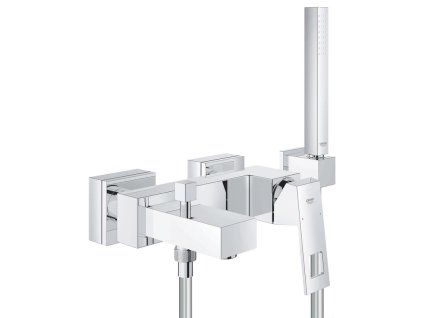 Nástěnná vanová baterie GROHE EUROCUBE chromová s automatickým přepínačem, kód 23140000
