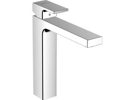 Vysoká umyvadlová baterie HANSGROHE Vernis Shape 190 v moderním hranatém designu pro umyvadla na desku, kód 71562