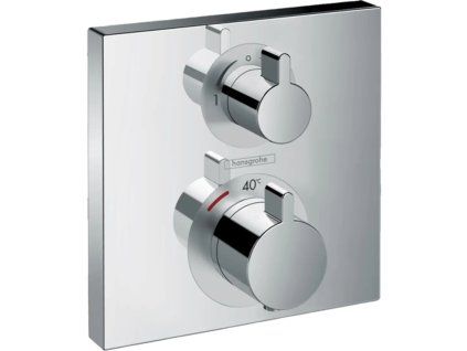 HANSGROHE Ecostat Square chromová podomítková termostatická baterie se dvěma výstupy, kód 15714000