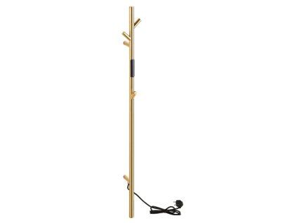 Bemeta Elektrický sušák ručníků 1180 mm, tyč, 30W, nerez, zlatá, lesk