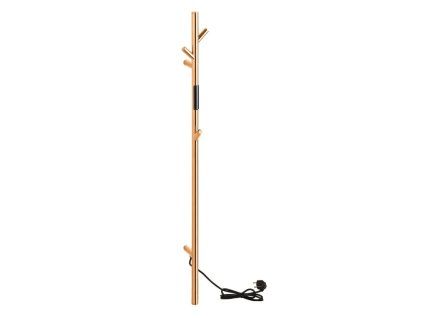Bemeta Elektrický sušák ručníků 1180 mm, tyč, 30W, nerez, měděná zlatá, lesk