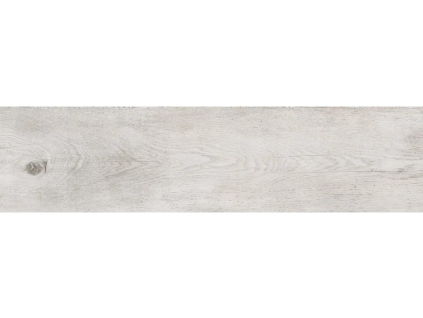 Dlažba imitace dřeva Rako Saloon bílo-šedá 20x80 cm v obývacím pokoji