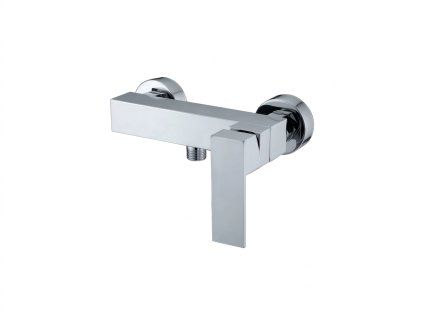 Nástěnná sprchová baterie Besteco Venezia v lesklém chromu s roztečí 150 mm.