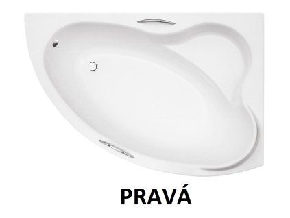 vana rohová ada 140x90 pravé provedení