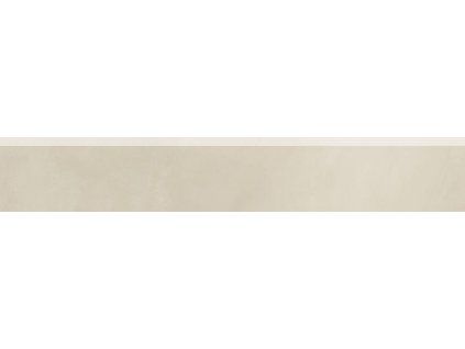 RAKO Blend DSAS4806 béžový sokl 60x9,5 cm detail zaoblené hrany a povrchu beton
