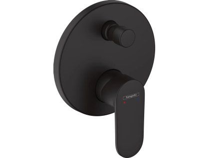 Podomítková sprchová baterie Hansgrohe Vernis Blend s přepínačem v matném černém