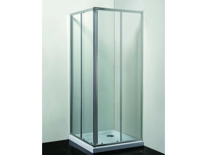 Besteco Čtvercový Sprchový Kout Randa Grape sklo 90x90 cm